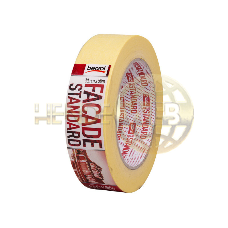 BEOROL Facade Standard krepp szalag, 30 mm x 50 m, 80ᵒc - FASK3050 - BEOROL Facade Standard krepp szalag - HendeWEB