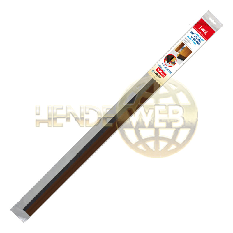 BEOROL ajtószegély, öntapadó, kefés, 1 m, barna - GT12B - BEOROL ajtószegély - HendeWEB