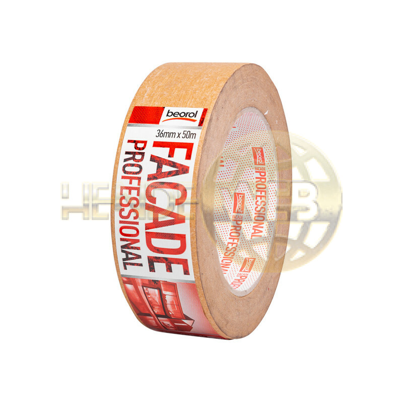 BEOROL Facade Professional krepp szalag, 36 mm x 50 m, 90ᵒc - PROK3650 - BEOROL Facade Professional krepp szalag - HendeWEB