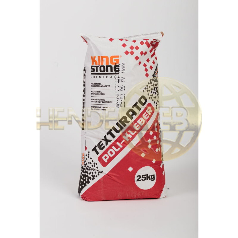KING STONE TEXTURATO POLI-KLEBER polisztirol rendszerragasztó, 25 kg - texturato poli kleber - KING STONE TEXTURATO POLI-KLEBER polisztirol rendszerragasztó - HendeWEB
